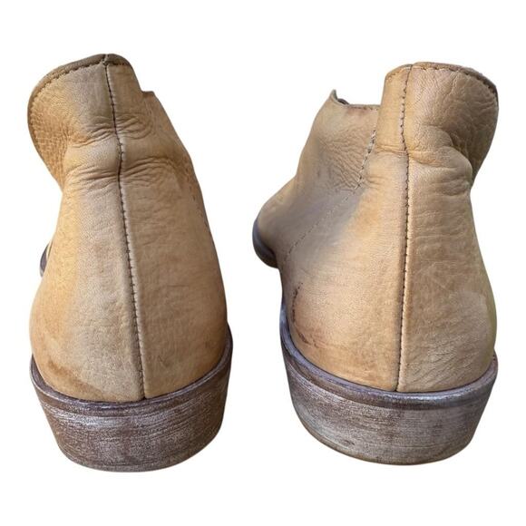 Free People Mont Blanc D'Orsay Sandal Women size 39.5 US 9.5 Tan Leather - Picture 4 of 5